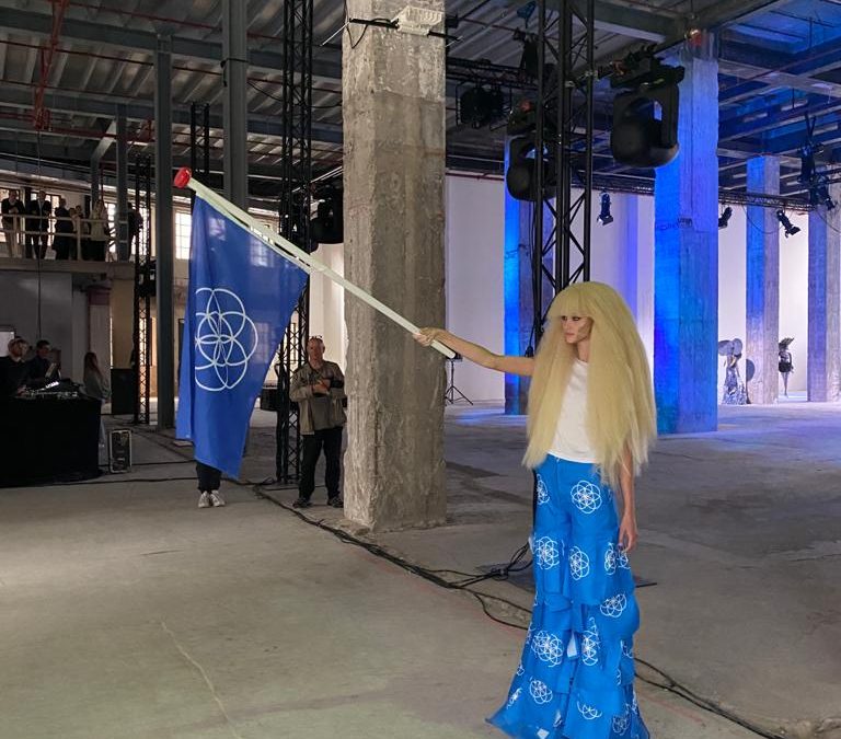 The EarthFlag at the Amsterdam Fashion week